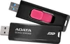 Two black USB flash drives are shown on a white background. One drive is partially inserted into the other, and the other drive has a pink slider. The text 'ADATA SC610/2000GB' and 'SSD' are visible on one of the drives. Anteprima dell’immagine prodotto