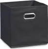 Contenitore Zeller, in pile, nero, 28 x 28 x 28 cm Anteprima dell’immagine prodotto 1