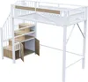 Kovová půdní postel Sweiko 90 x 200 cm, jedinečná Náhled obrázku produktu 13