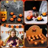 Sada 12 LED svíček ve tvaru pavouka jako halloweenská Náhled obrázku produktu 4