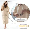 Frottee Badeponcho Damen Herren Surf Poncho 100% Baumwolle Produktbild-Vorschau 3