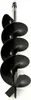 A black auger bit is shown against a white background. Produktbild-Vorschau
