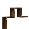 vidaXL Scaffale a parete in rovere fumé 104,5x10x43 cm Anteprima dell’immagine prodotto 9