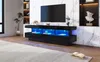 okwish Tavolo TV TV-Lowboard con illuminazione LED e Anteprima dell’immagine prodotto 11