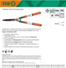 FLO Teleskop-Heckenschere 65-86 cm Produktbild-Vorschau 3