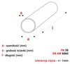 GAL-INDUSTRIAL | Rura okrągła aluminiowa – 30x2mm – 100cm – Podgląd zdjęcia produktu 2