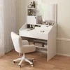 Tavolino cosmetico bianco con cassetti a specchio Anteprima dell’immagine prodotto 5
