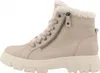 A side view of a cream-colored winter boot with faux fur lining. Anteprima dell’immagine prodotto