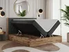 Boxspring s dřevěným dekorem a prošívaným čelem AMORE s Náhled obrázku produktu 2