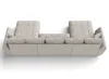AX LIVING Canapé panoramique XXL convertible Antalya beige Voir les images du produit 6