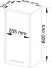 Badezimmer-Hängeschrank FIN Artisan Eiche 30 cm 1 Tür Produktbild-Vorschau 3