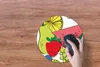 MuchoWow® Mauspad Mousepad Obst - Cartoon - Muster 30x30 cm Produktbild-Vorschau 3