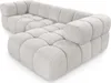 Ecksofa Designersofa BLANCHE in Stoff Bluvel Schwarz Produktbild-Vorschau 2