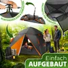 ELONEO Wurfzelt Pop Up Zelt wasserdicht Campingzelt Produktbild-Vorschau 3