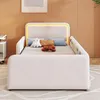 Gestoffeerd bed 90x200 cm, met LED-verlichting, met Productafbeelding-voorbeeld 4