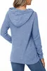 Felpa con cappuccio da donna, in maglia, morbida, casual, Anteprima dell’immagine prodotto 5