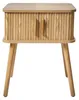 CALICOSY - Table de Chevet Vintage 2 Portes Coulissantes Voir les images du produit 1