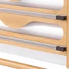 Uchwyt ścienny 3 w 1 Relaxdays, na ręcznik kuchenny, folię Podgląd zdjęcia produktu 5