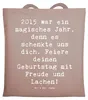 Mr. & Mrs. Panda Beutel Spruch 2015 Geburtstag - Braun Produktbild-Vorschau 1
