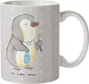 Mr. & Mrs. Panda Kaffeebecher Zahntechniker Herz - Grau Produktbild-Vorschau 1