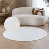 Tappeto Tapiso HYGGE Moderno Rotondo Bianco Soggiorno Anteprima dell’immagine prodotto 3