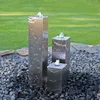 CLGarden Edelstahl Springbrunnen ESB8 Design Säulenbrunnen Produktbild-Vorschau 5
