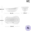 Babybadewanne für Neugeborene und Babys bis 12 Monate, mit Produktbild-Vorschau 5