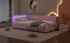 Sofa rozkładana z oświetleniem LED i pilotem, w tym stelaż Podgląd zdjęcia produktu 8