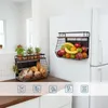 Relaxdays Obstkorb Wandregal 2er Set, Küchenorganizer Produktbild-Vorschau 3