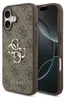 Guess – Hardcase 4G Big Logo obal na iPhone 17 – hnedý Náhľad obrázku produktu 1