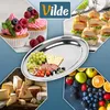 Vilde | Servierplatte Edelstahl Oval - 45x30 cm - Produktbild-Vorschau 5