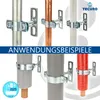 tecuro Schraub-Rohrschelle  Ø 74-80 mm, M8/M10 Produktbild-Vorschau 2