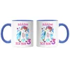 Bäääm Ich Bin 3 Tasse Blau Einhorn 3. Geburtstag Produktbild-Vorschau 3