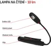 LED svítilna na čtení, 10 lm, 1× AAA Náhled obrázku produktu