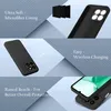 Collage of images showcasing a black phone case with text overlays highlighting its features. Anteprima dell’immagine prodotto