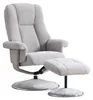 Relaxsessel mit Hocker, drehbarer Chenille-Sessel, 145° Produktbild-Vorschau 15