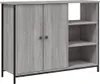 vidaXL Príborník Grey Sonoma 100x33x75 cm odvodený výrobok Náhľad obrázku produktu 2