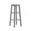 vidaXL Tabouret de bar 2 pcs. anthracite MDF Voir les images du produit 5