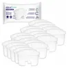 A package of Aquafloow water filter cartridges is shown with a large group of the cartridges arranged below it. Anteprima dell’immagine prodotto