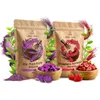 Mary Rose - Bunter Matcha Tee Pulver Rot, Violett 2x50g - Produktbild-Vorschau 1