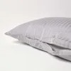 HOMESCAPES Kissenbezug V Form Fadendichte 330 Grau Produktbild-Vorschau 3