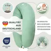 Stillkissenbezug Musselin 190x30 aus 100%  Baumwolle Dark Produktbild-Vorschau 7