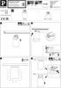 Instructional diagrams for a lighting fixture. Produktbild-Vorschau