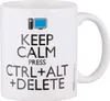 PYRAMID Tasse Keep Calm CTRL+ALT+DELETE | Keramik | 9 cm Produktbild-Vorschau 1