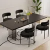 Hawthyhome Chaise de salle à manger(2pcs) Teddy Tissu Rond Voir les images du produit 6