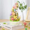 Blumen Musikbox aus Bausteinen, Kreatives Licht & Musik Produktbild-Vorschau 6
