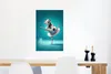 MuchoWow® Poster Kuh - Ballett - Porträt - Blau - Tiere Produktbild-Vorschau 5