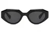 Occhiali da sole unisex Pilot con occhi di gatto, neri, Anteprima dell’immagine prodotto 7