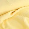 Tissu en coton Double-Gaze jaune au mètre - 50 x 130 cm - Voir les images du produit 2