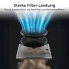 KLAMER Inselabzugshaube Schwarz, 536 m³/h, Dunstabzugshaube Produktbild-Vorschau 4